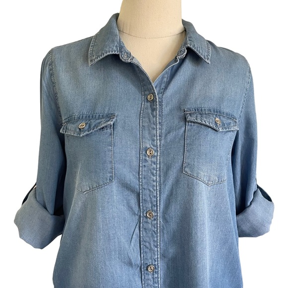 DECJUBA KIDS Sz14 Denim long sleeve dress with sleeve length options - Picture 11 of 15